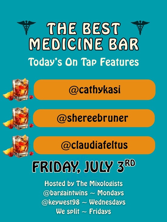 Other - FRIDAY’S UP!
THE BAR IS OPEN! 
IT’S  SHARE O’CLOCK!
SUPPORT YOUR LOCAL BAR!